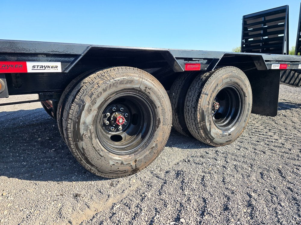 40' Stryker Gooseneck Dual Wheel Deckover Trailer Mega Ramps - (2) 10K Axles 2301