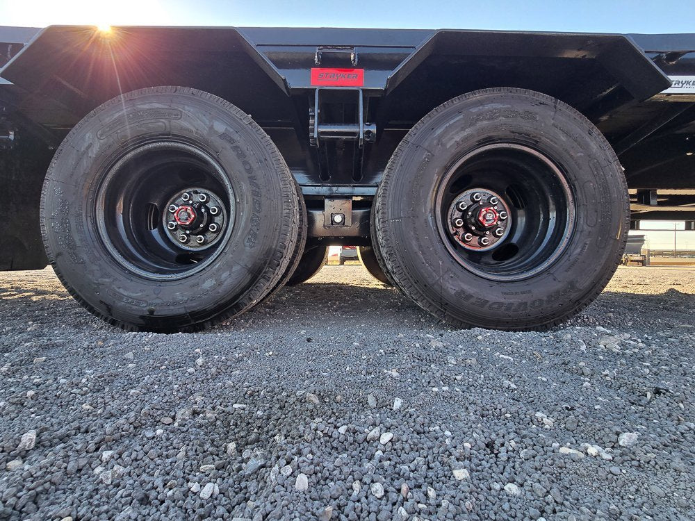 40' Stryker Gooseneck Dual Wheel Deckover Trailer Mega Ramps - (2) 10K Axles 2301