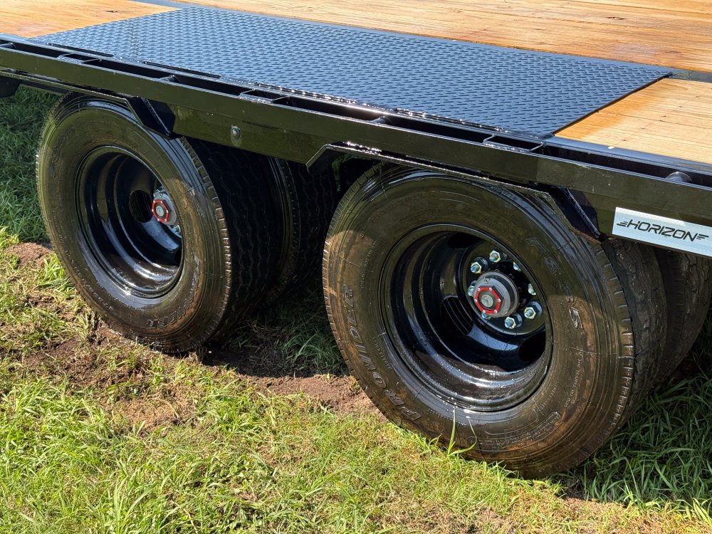40' FHZ Gooseneck Deckover (2) 10K Axles Mega Ramps 13056