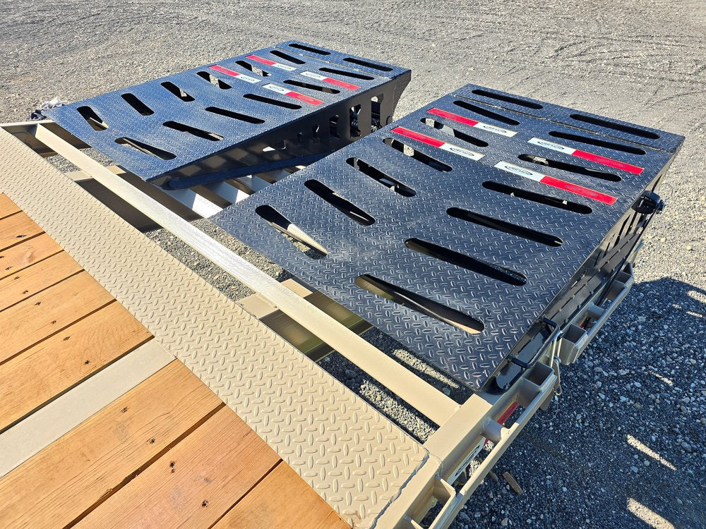 30' DKO Gooseneck Deckover 25' + 5' Mega Ramps (2) 10K Axles 10431