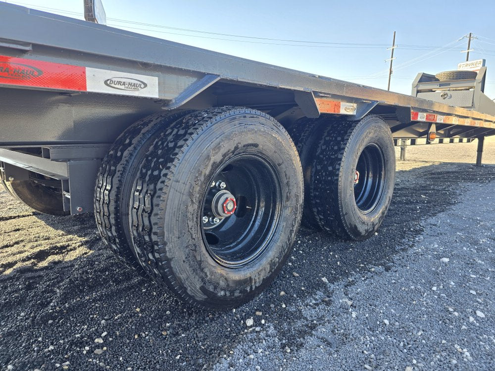 32' DKO Gooseneck Deckover 27' + 5' Mega Ramps (2) 12K Axles 11354
