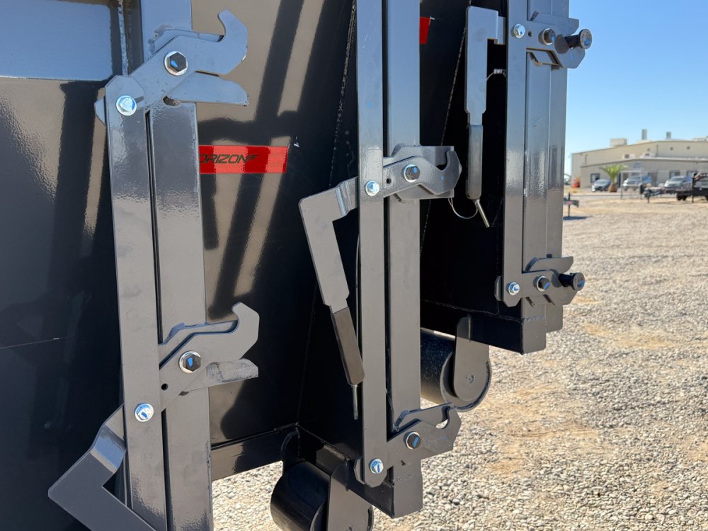 Horizon 16' RDZ GN Roll off Bundle (2) 8k Axles + 3 Bins w/ 4' Walls 13900