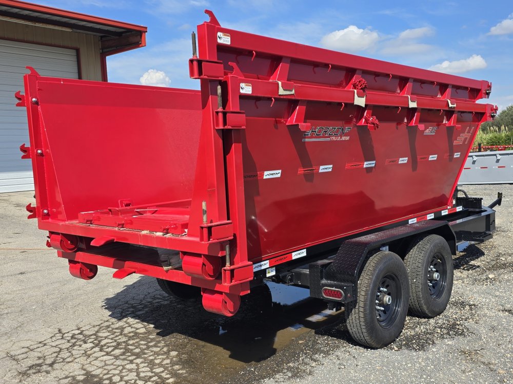 Horizon 14' RDZ BP Roll off Bundle (2) 7k Axles + 2 Bins w/ 4' Walls 7781