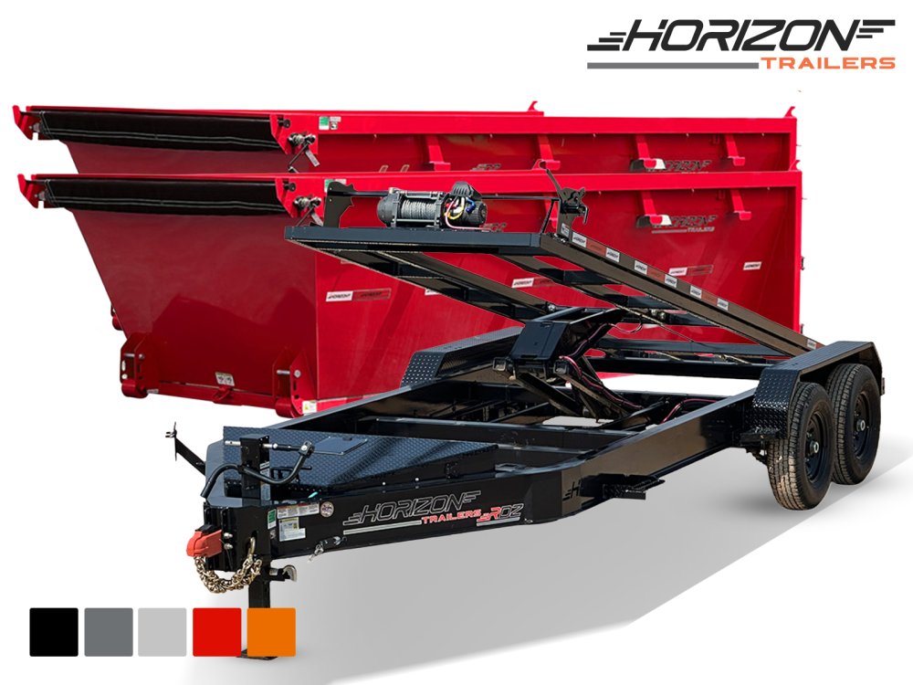 Horizon 14' RDZ BP Roll off Bundle (2) 7k Axles + 2 Bins w/ 4' Walls 7781