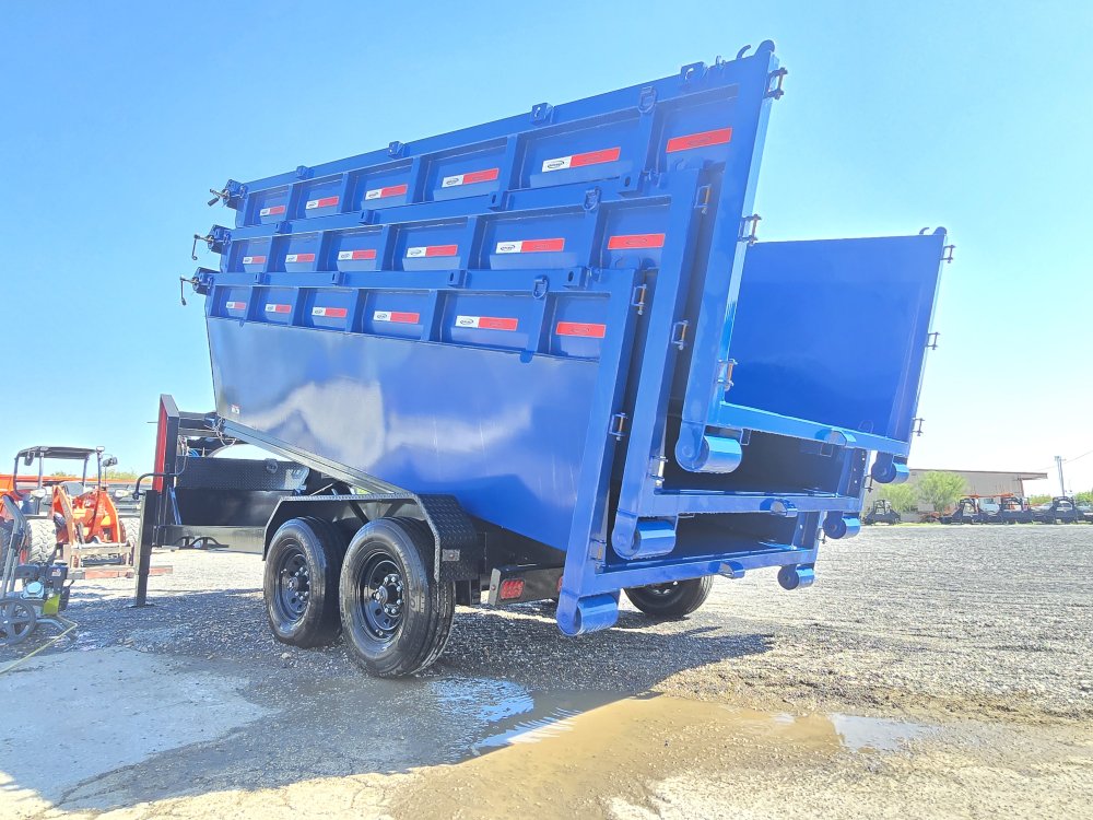 Dura Haul 16' GN Roll off Bundle (2) 8k Axles + 3 Bins w/ 4' Walls 01093A