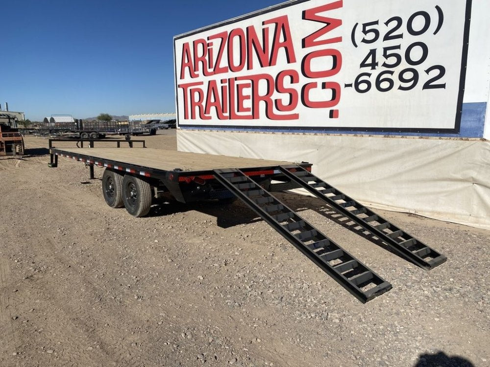 102" x 20' Tandem Axle Deck Over Trailer - Bumper Pull Deckover - TrailerSwap