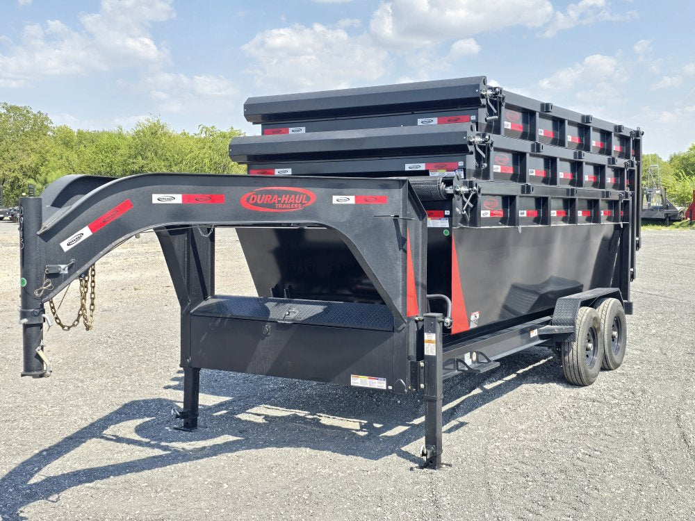 Dura Haul 16' GN Roll off Bundle (2) 7k Axles + 3 Bins w/ 4' Walls 10963