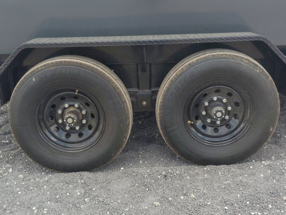 Dura Haul 16' GN Roll off Bundle (2) 8k Axles + 3 Bins w/ 4' Walls 10973
