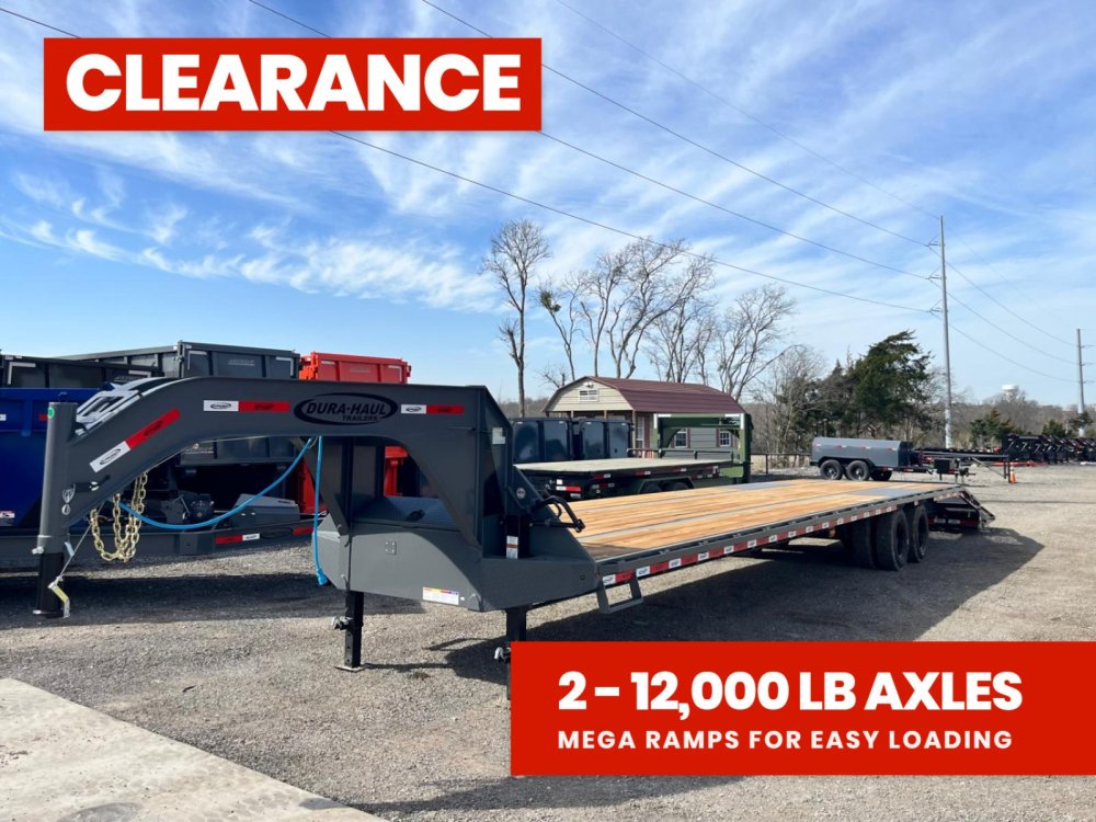 40' DKO Gooseneck Deckover 35' + 5' Mega Ramps (2) 12K Axles 011385