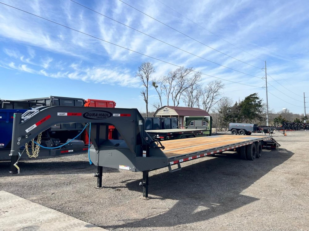 40' DKO Gooseneck Deckover 35' + 5' Mega Ramps (2) 12K Axles 011385