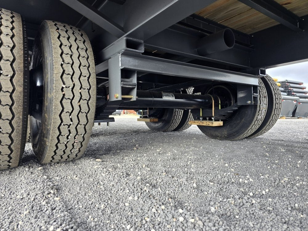 32' DKO Gooseneck Deckover 27' + 5' Mega Ramps (2) 12K Axles 011355