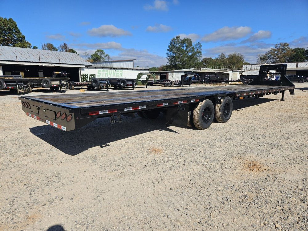 40' Stryker Gooseneck (2) 12K Axles Straight Deck Dual Wheels 3654