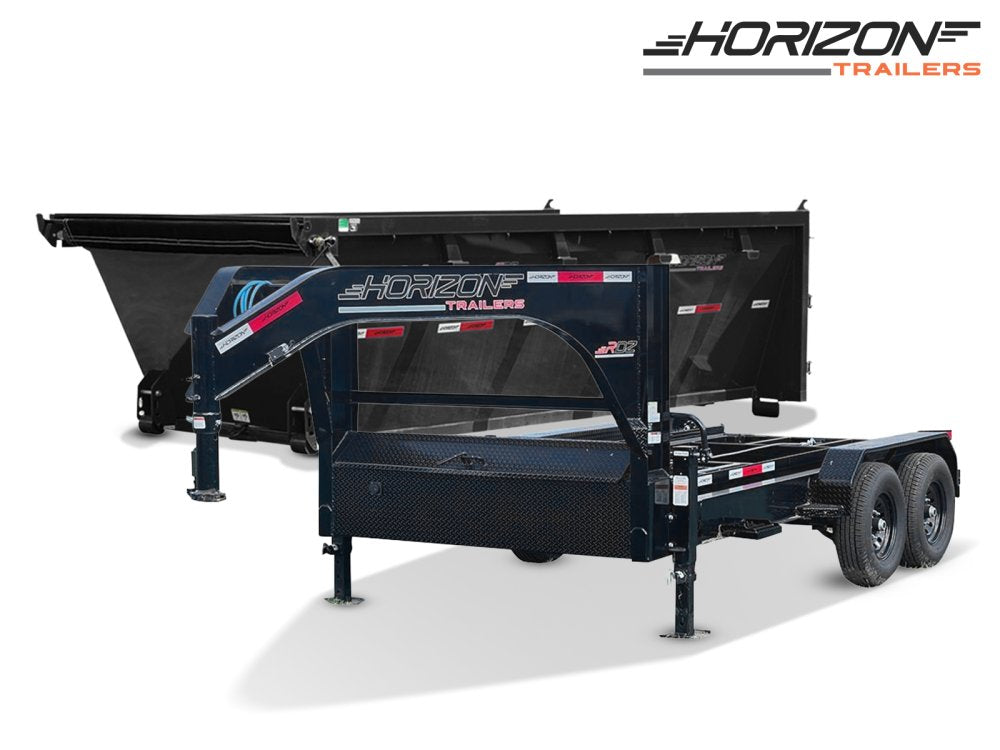 Horizon 14' RDZ GN Roll off Bundle (2) 7k Axles + 1 Bins w/ 4' Walls 4835