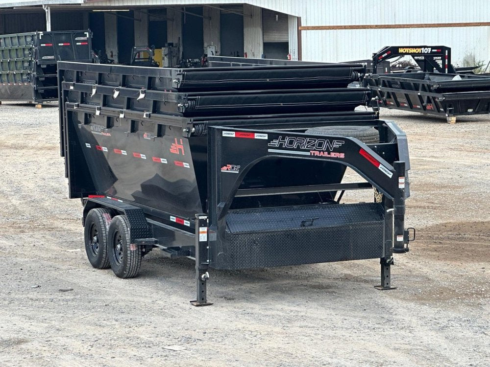 Horizon 14' RDZ GN Roll off Bundle (2) 7k Axles + 3 Bins w/ 4' Walls 4938
