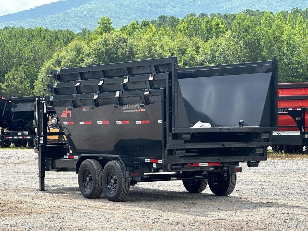 Horizon 14' RDZ GN Roll off Bundle (2) 7k Axles + 3 Bins w/ 4' Walls 4938