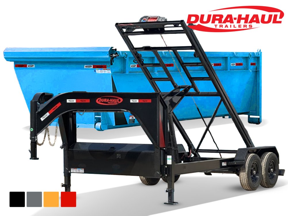 Dura Haul 16' GN Roll off Bundle (2) 7k Axles + 1 Bin w/ 4' Walls 10761