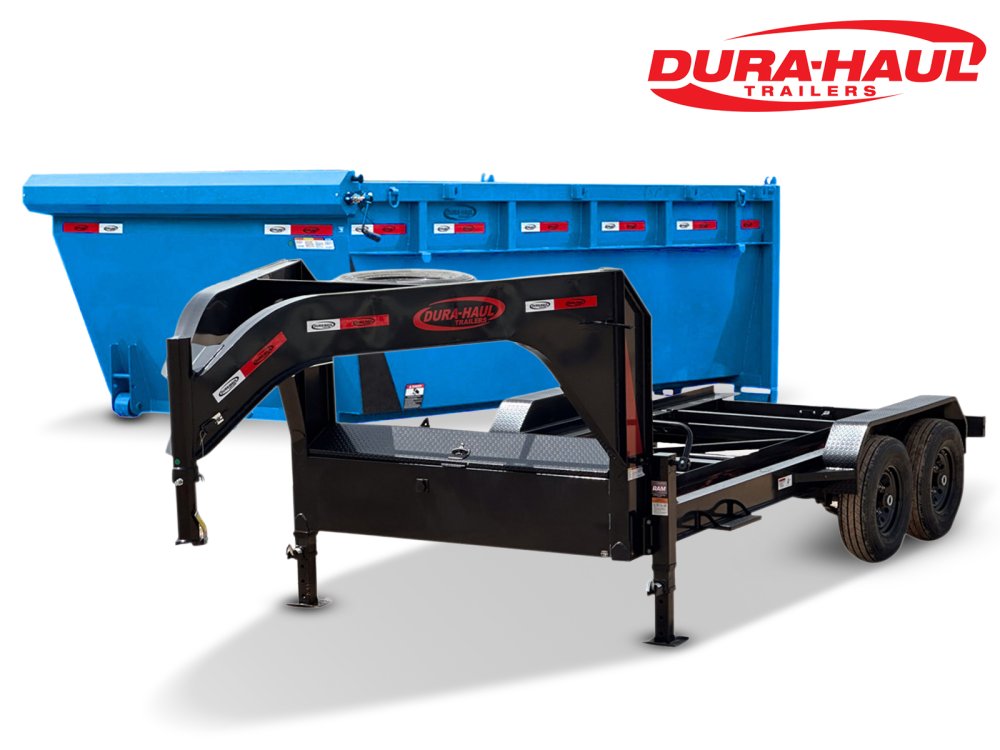 Dura Haul 14' GN Roll off Bundle (2) 7k Axles + 1 Bin w/ 4' Walls 10756