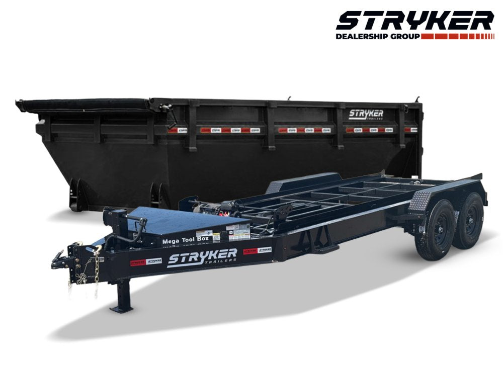 Stryker 14' BP Roll off Bundle (2) 7k Axles + 1 Bin w/ 4' Walls 2579