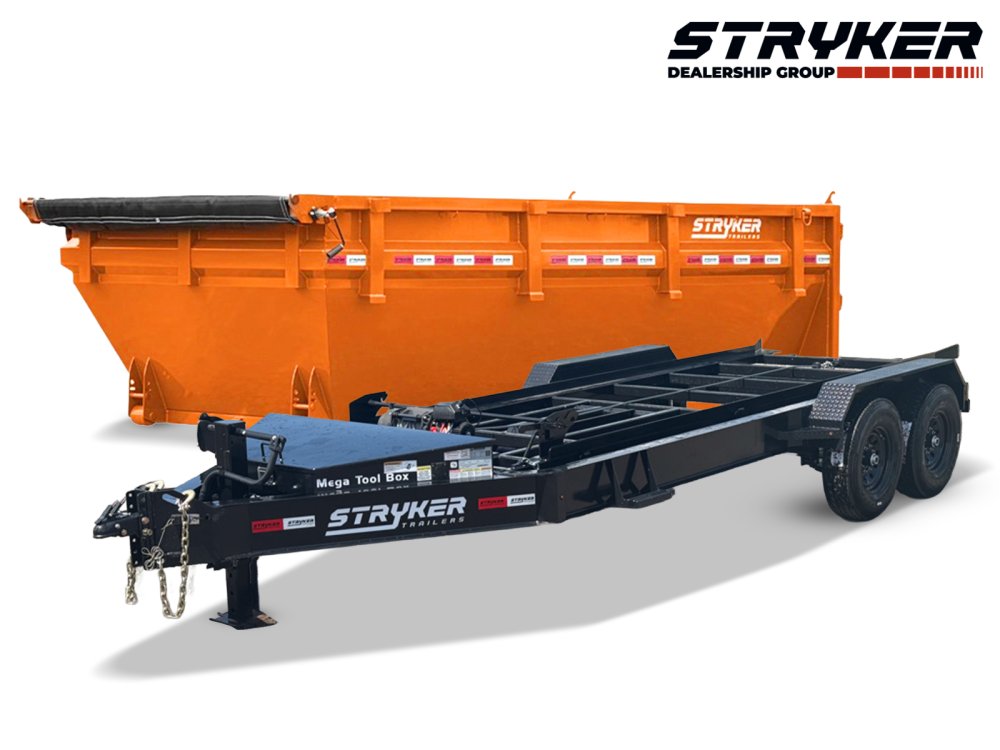 Stryker 14' BP Roll off Bundle (2) 7k Axles + 1 Bin w/ 4' Walls 2579