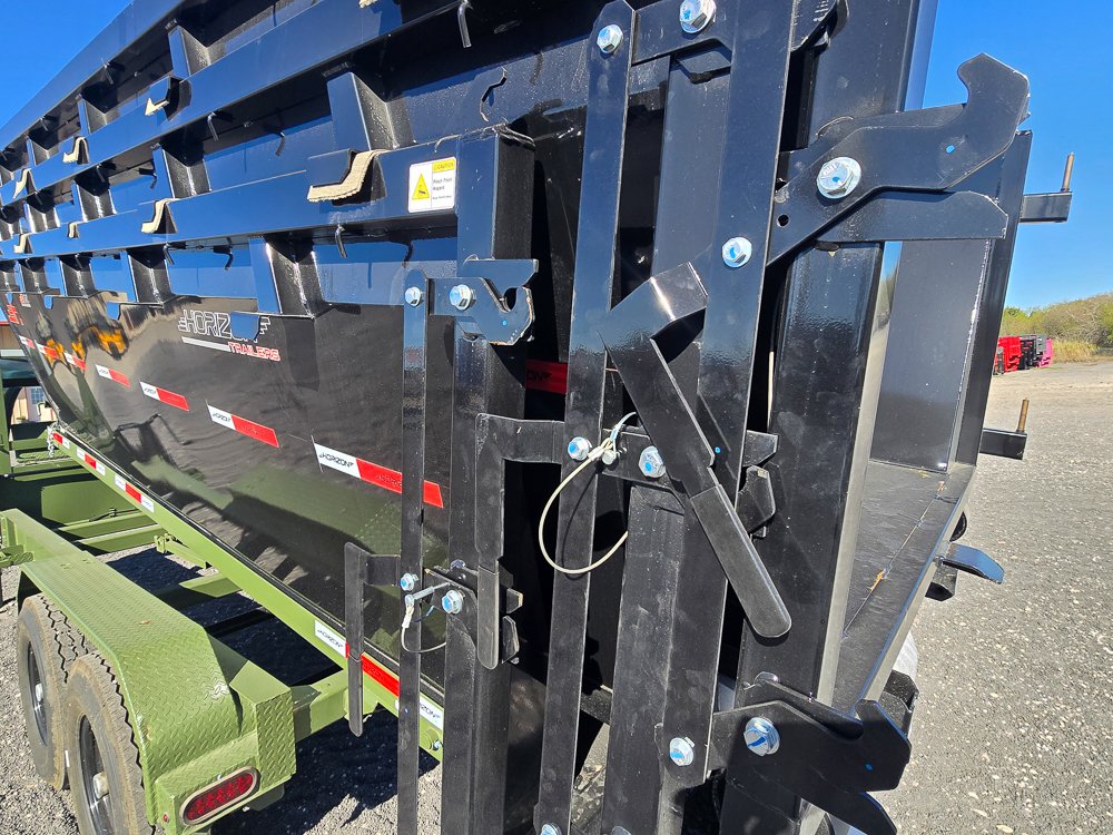 Horizon 16' RDZ GN Roll off Bundle (2) 7k Axles + 3 Bins w/ 4' Walls 7410-C