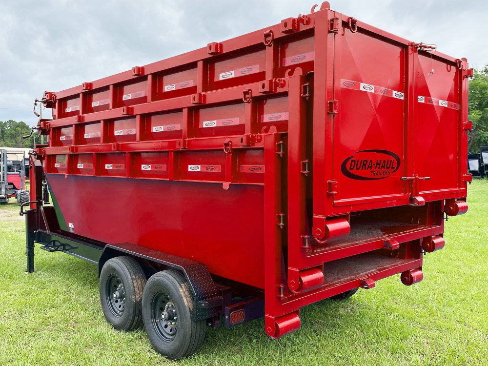 Dura Haul 14' GN Roll off Bundle (2) 8k Axles + 3 Bins w/ 4' Walls 0917-C
