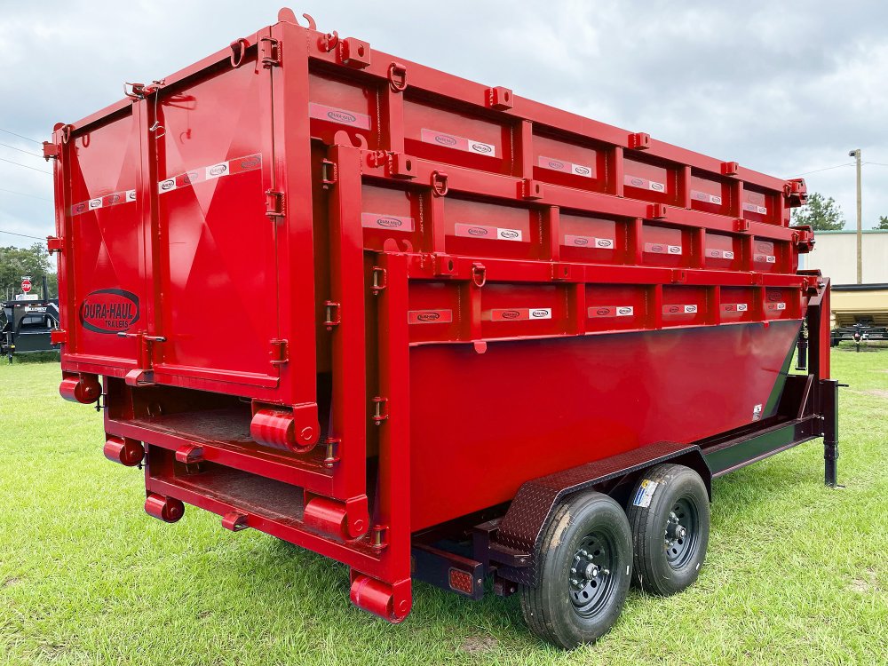 Dura Haul 14' GN Roll off Bundle (2) 8k Axles + 3 Bins w/ 4' Walls 0917-C