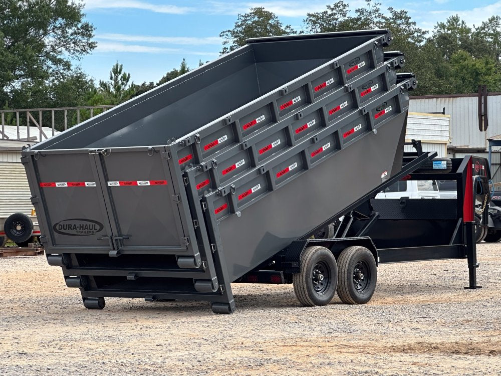 Dura Haul 16' GN Roll off Bundle (2) 7k Axles + 3 Bins w/ 4' Walls 0963-D