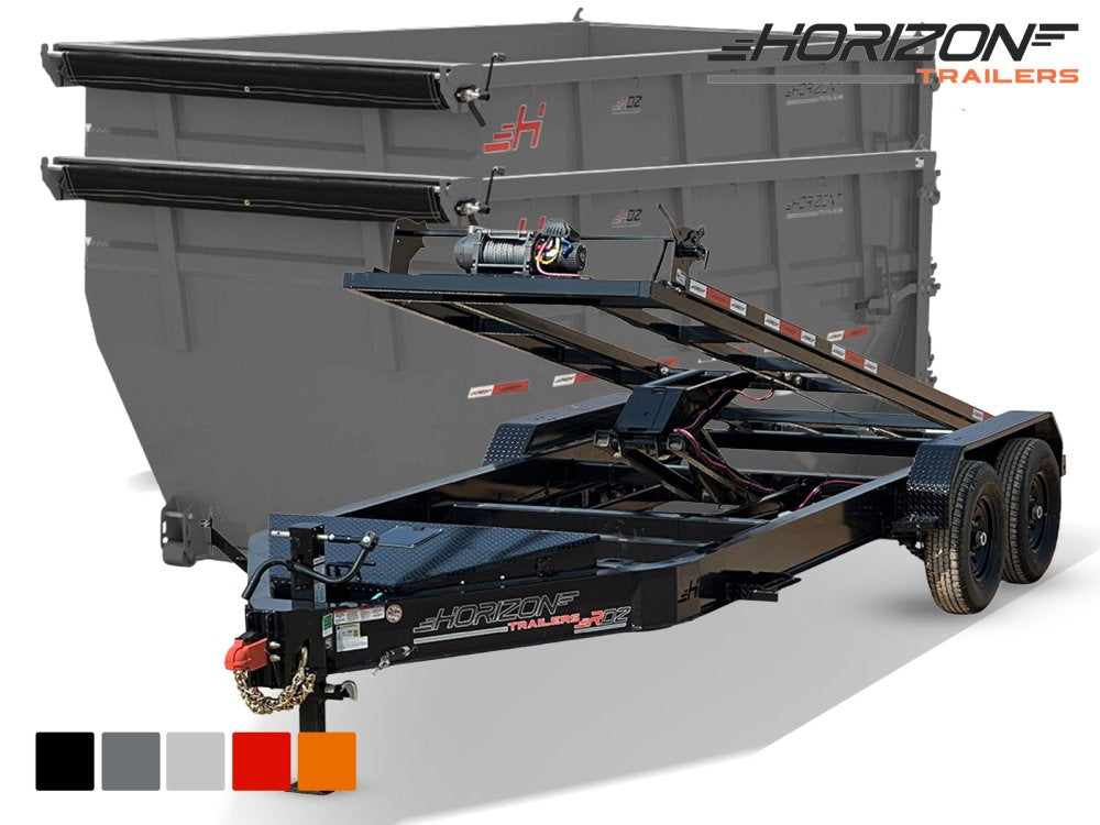 Horizon 14' RDZ BP Roll off Bundle (2) 7k Axles + 2 Bins w/ 6' Walls 7781-B