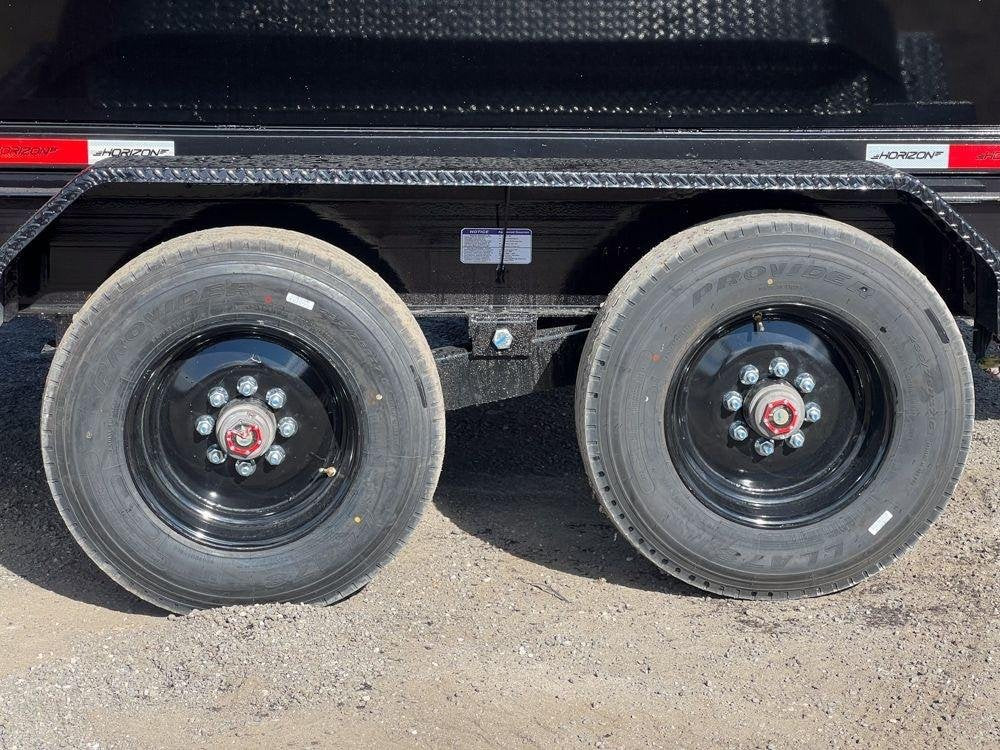 Horizon 16' HRD GN Roll off Bundle (2) 10k Axles + 3 Bins w/ 4' Walls 9523-C