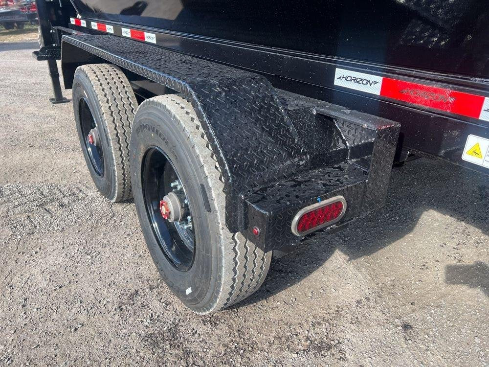 Horizon 16' HRD GN Roll off Bundle (2) 10k Axles + 3 Bins w/ 4' Walls 9523-C