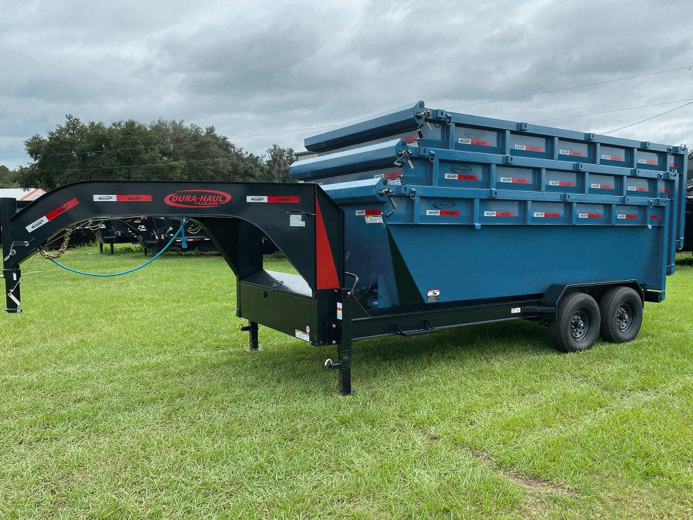 Dura Haul 16' GN Roll off Bundle (2) 8k Axles + 3 Bins w/ 4' Walls 0973-C