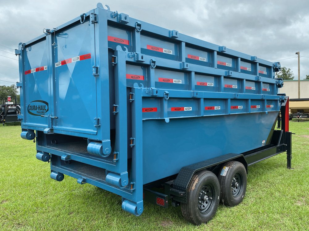 Dura Haul 16' GN Roll off Bundle (2) 8k Axles + 3 Bins w/ 4' Walls 0973-C