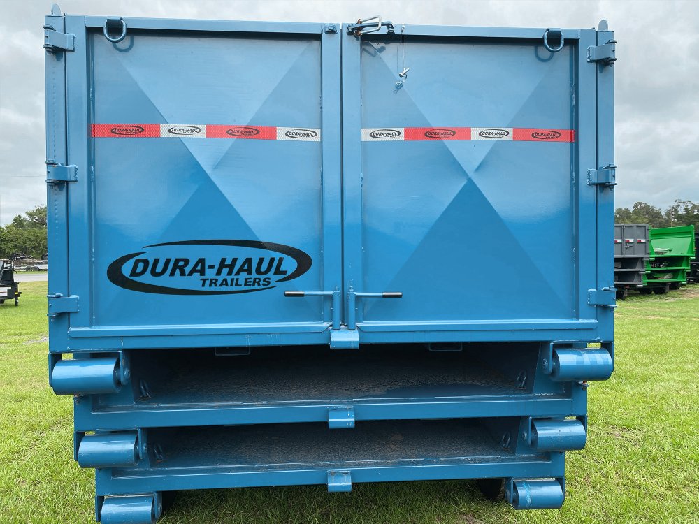 Dura Haul 16' GN Roll off Bundle (2) 8k Axles + 3 Bins w/ 4' Walls 0973-C