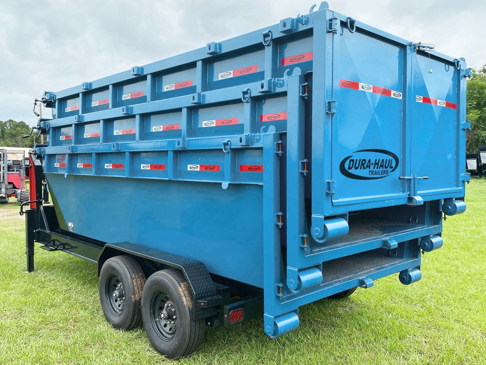 Dura Haul 16' GN Roll off Bundle (2) 8k Axles + 3 Bins w/ 4' Walls 0973-C