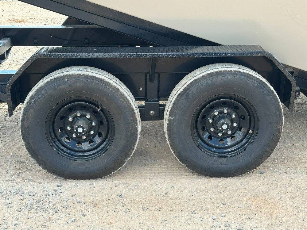 Dura Haul 16' GN Roll off Bundle (2) 8k Axles + 2 Bins w/ 4' Walls 0973-B