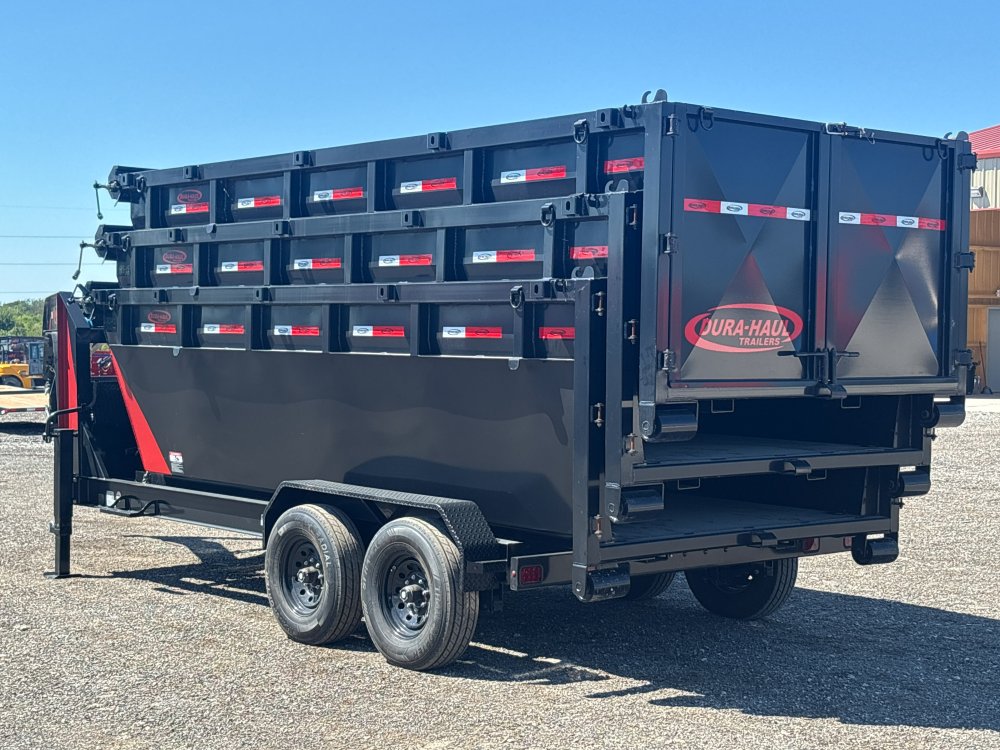 Dura Haul 16' GN Roll off Bundle (2) 8k Axles + 3 Bins w/ 4' Walls 0974-A
