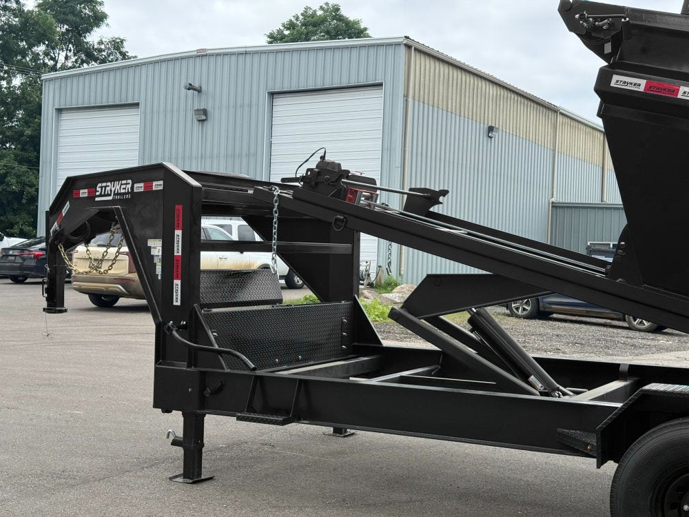 Stryker 16' GN Roll off Bundle (2) 7k Axles + 1 Bin w/ 4' Walls 2581-F