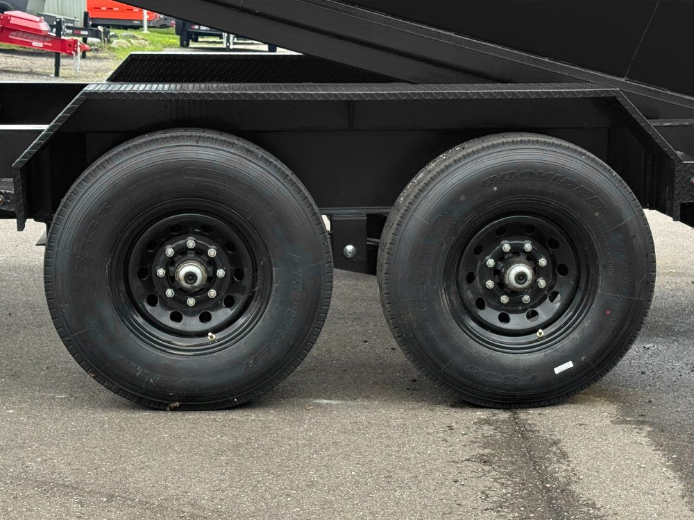Stryker 16' GN Roll off Bundle (2) 7k Axles + 1 Bin w/ 4' Walls 2581-E