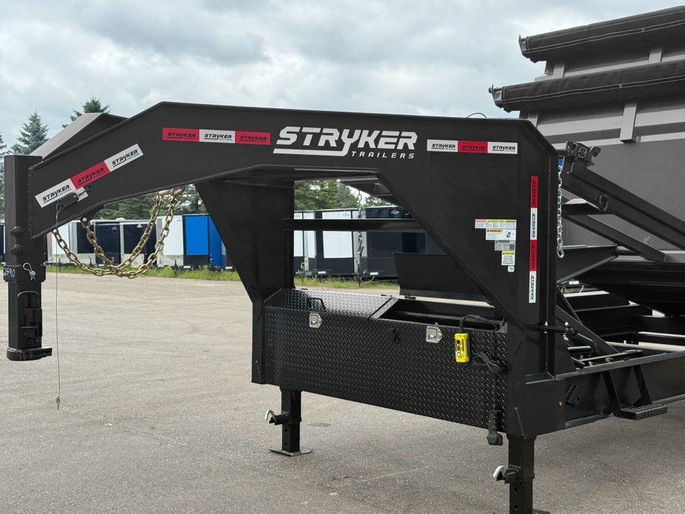 Stryker 16' GN Roll off Bundle (2) 7k Axles + 3 Bins w/ 4' Walls 2581-D
