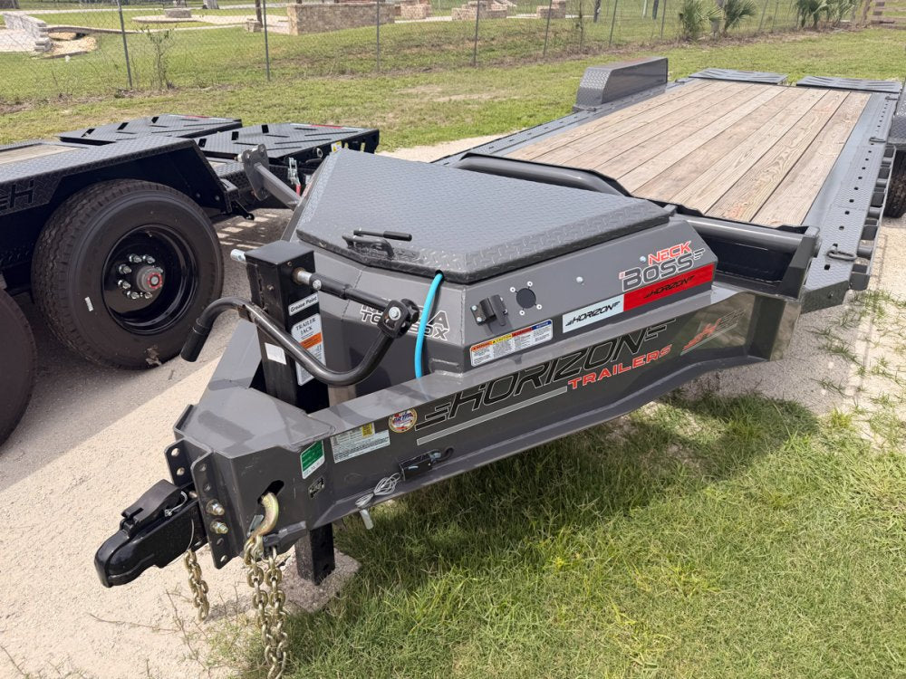 22' HEH Equipment Trailer 82" Wide, W/ 3' Dove W/ Mountain Ramps 14753