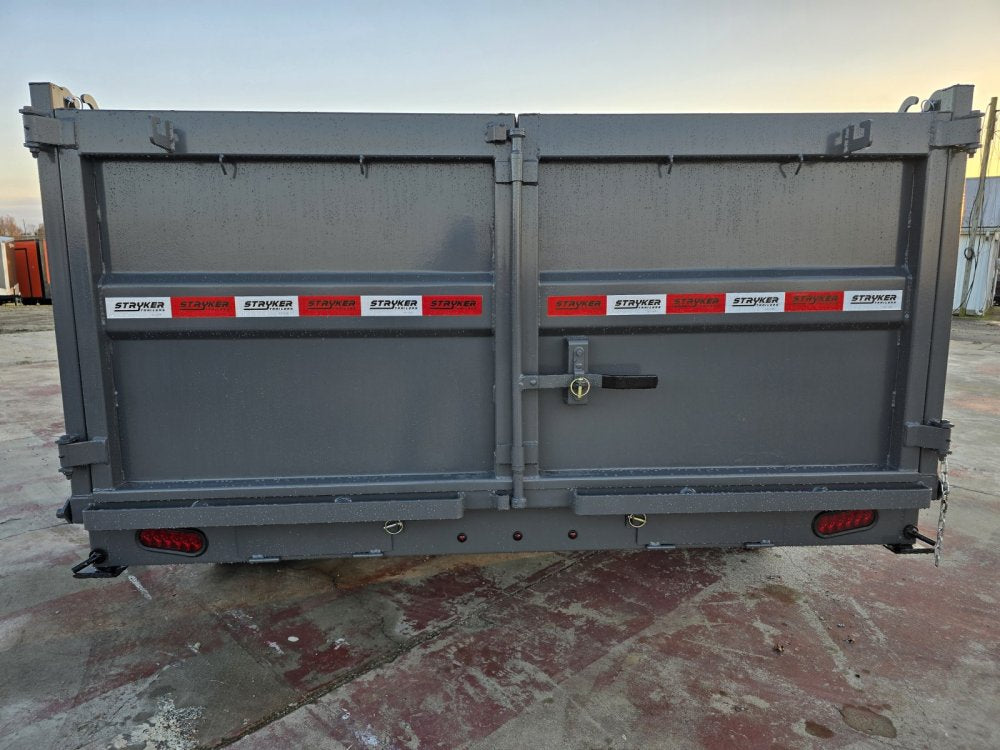 14' Stryker SDT Bumper Pull Dump Trailer 36" Side Walls - (2) 7k Axles 3762