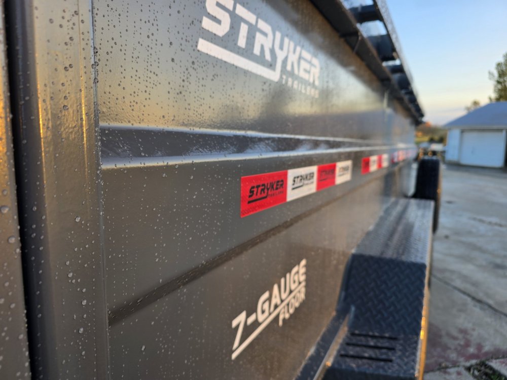 14' Stryker SDT Bumper Pull Dump Trailer 36" Side Walls - (2) 7k Axles 3762