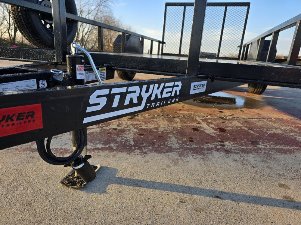 14' Utility Trailer (1) 3.5K Axle, 77" Wide 4' Gate 3765