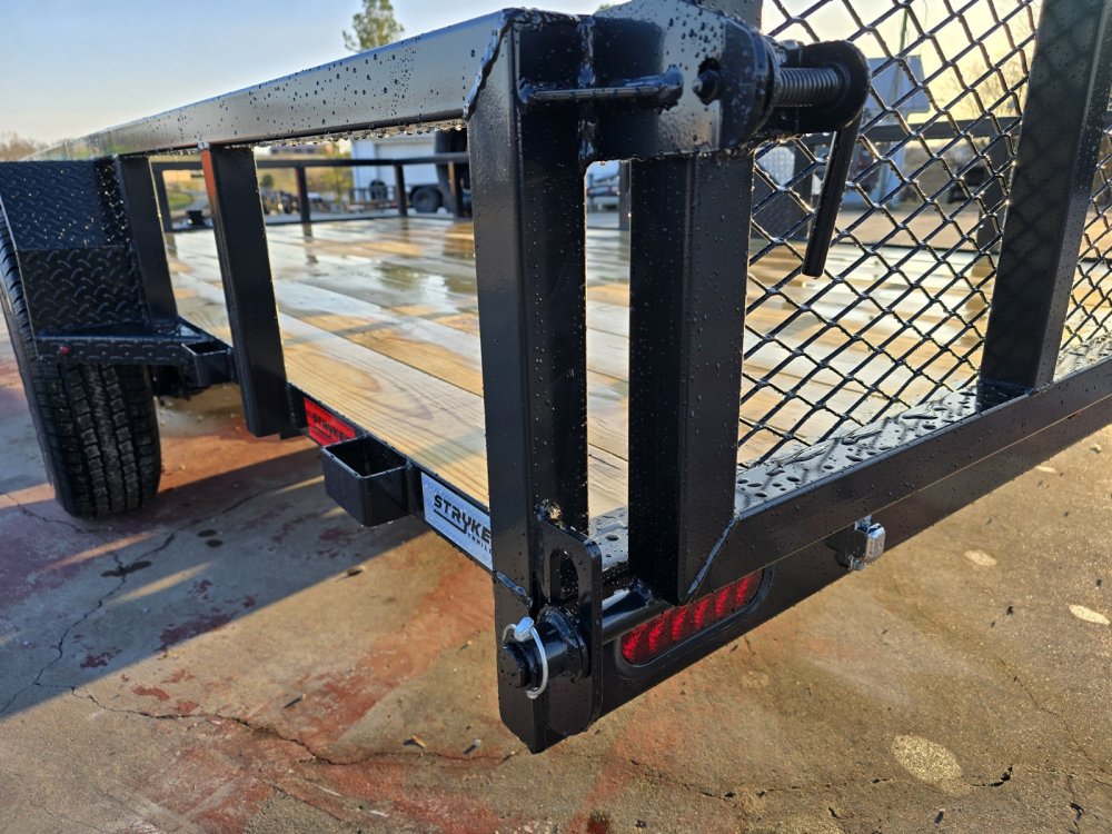 14' Utility Trailer (1) 3.5K Axle, 77" Wide 4' Gate 3765