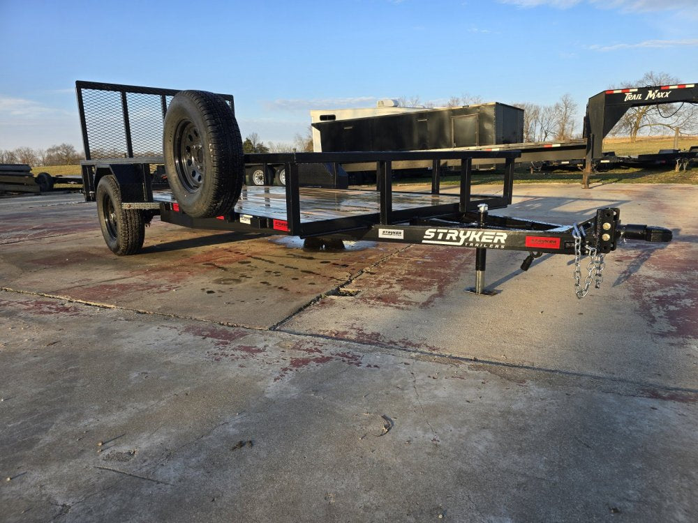 14' Utility Trailer (1) 3.5K Axle, 77" Wide 4' Gate 3765