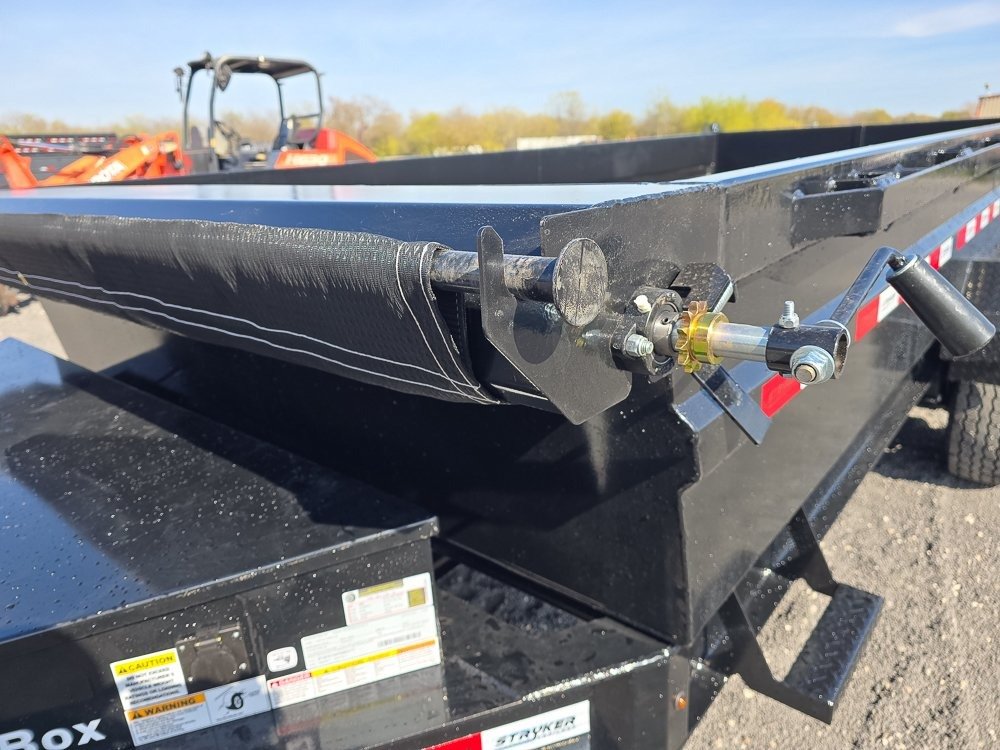 16' Stryker SDT Bumper Pull Dump Trailer 24" Side Walls - (2) 7k Axles 3777