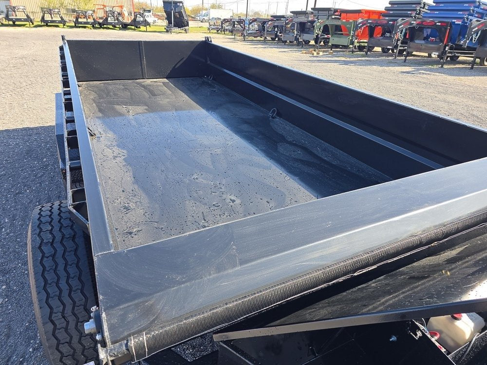 16' Stryker SDT Bumper Pull Dump Trailer 24" Side Walls - (2) 7k Axles 3777