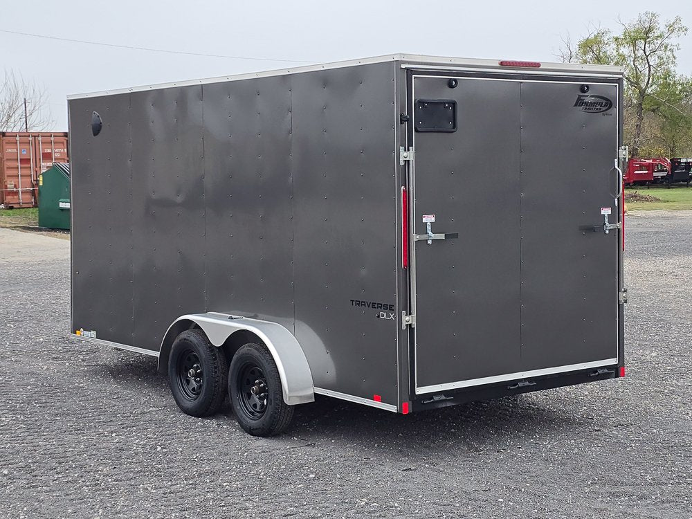 7' x 16' Traverse DLX Flat Top V Nose (2) - 3500 lb Axle 130831