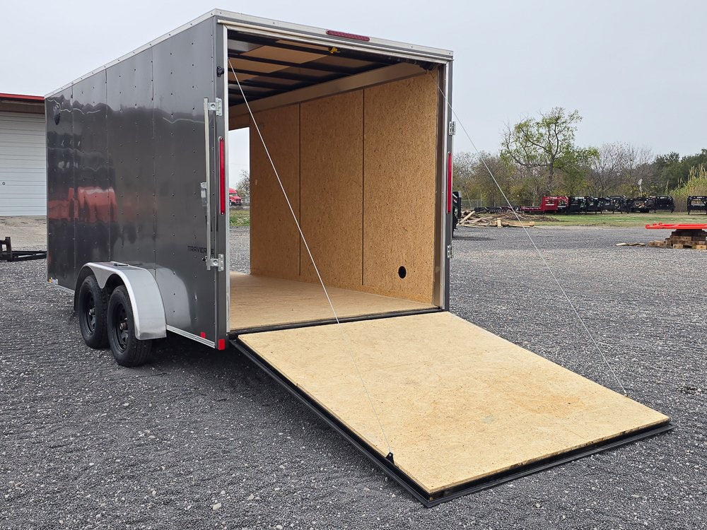 7' x 16' Traverse DLX Flat Top V Nose (2) - 3500 lb Axle 130831