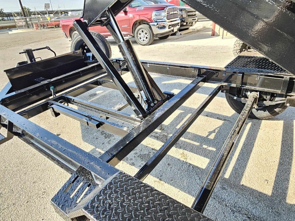 14' Stryker EDT Bumper Pull Dump Trailer 20" Side Walls - (2) 7k Axles 3886